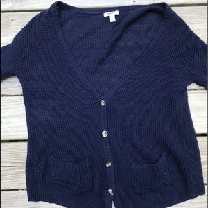 Navy Blue Cardigan